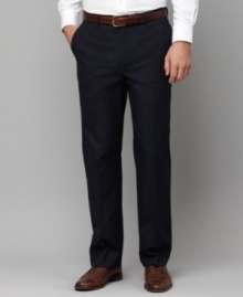 Punctuate a good look with a great pair of pants. This slim-fit Tommy Hilfiger style is the one you want. Punctuate a good look with a great pair of pants. This slim-fit Tommy Hilfiger style is the one you want.