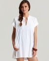 Take cover in classic style with this Lauren Ralph Lauren coverup, easily thrown on in between quick dips.