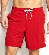 These swim trunks from Nautica will highlight your bold beach style.