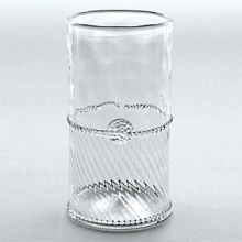 Juliska glassware is mouth-blown by artisans in the hills of Prague. The unique composition of Juliska glass allows it to be blown especially thin, making the glass an unexpected pleasure to drink from and to handle. Being handmade, no 2 pieces of Juliska are identical. Each will have its own individual character - small bubbles, slight color and size variations. Dishwasher-safe on warm gentle cycle with mild detergent. Larger or highly decorated pieces - wash by hand. Juliska glassware is mouth-blown by artisans in the hills of Prague. The unique composition of Juliska glass allows it to be blown especially thin, making the glass an unexpected pleasure to drink from and to handle. Being handmade, no 2 pieces of Juliska are identical. Each will have its own individual character - small bubbles, slight color and size variations. Dishwasher-safe on warm gentle cycle with mild detergent. Larger or highly decorated pieces - wash by hand.