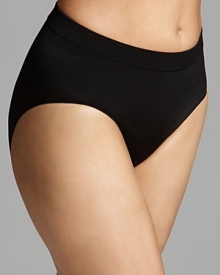 Designed to comfortably slim the tummy for a smooth look, this control panty features a soft waistband with no binding rubber cord. Luxurious, slick yarn combination is perfect under any fabric. Seamless and invisible under clothing. Zoned compression for maximum tummy control. Cotton gusset. Style #070