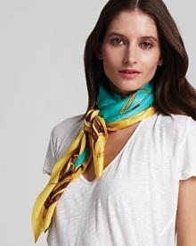 Lauren by Ralph Lauren Emilia Horse Bit Silk Square Scarf Lauren by Ralph Lauren Emilia Horse Bit Silk Square Scarf