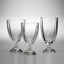 A modern twist on a classic crystal stem, this series is the perfect accompaniment to Villeroy & Boch's New Wave dinnerware. Each stem swirls from the flared square base and reflects unique prisms of light. Available in Wine, Goblet and Ice Beverage. Dishwasher safe. A modern twist on a classic crystal stem, this series is the perfect accompaniment to Villeroy & Boch's New Wave dinnerware. Each stem swirls from the flared square base and reflects unique prisms of light. Available in Wine, Goblet and Ice Beverage. Dishwasher safe.