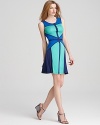BCBGMAXAZRIA Dress - Colette Color Block Jersey