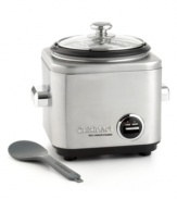 Most of the world can't be wrong – rice is an important part of almost any meal. Cuisinart's versatile rice cooker prepares every grain with care, and also steams healthy, hearty meat and vegetables to complement your meal. Three-year limited warranty. Model CRC-400.