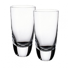 Villeroy & Boch's American Bar line features elongated lines that flare to the mouth, making it easier to add ice cubes or prepare cocktails. Villeroy & Boch's American Bar line features elongated lines that flare to the mouth, making it easier to add ice cubes or prepare cocktails.