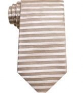 Tie up your work wardobe with the sleek stripes of this Geoffrey Beene style.