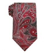 Get in touch with your softer side in one of these paisley ties from Geoffrey Beene