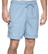 These cargo swim trunks from Nautica are the perfect beach basic.