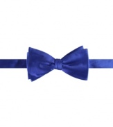 Electrify your look with a bright spot of color. This Countess Mara bow tie fits the bill.