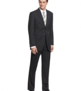 Tired of finding suits that are too loose or too tight? This athletic fit suit from Jones NY fits just right.