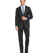 You can never go wrong with a classic black suit. This version from Calvin Klein gets a modern slim fit.