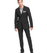 Mix business with the pleasure of looking good. This Volcom suit is sleek and suave.