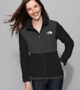 Constructed with recycled materials, the Denali by The North Face is a perfect piece for transitioning between seasons.  Lightweight yet cozy, it can be zipped into other North Face outerwear or can be worn alone!