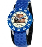 Help your kids stay on time with this fun Time Teacher watch from Disney. Featuring Tow Mater from the Cars movies, the hour and minute hands are clearly labeled for easy reading.