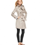 A classic spring coat, this lightweight London Fog trench is perfect for looking chic while staying dry -- an everyday value!