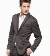 Trim down your ill-fitting wardrobe with this slim-fit blazer from INC International Concepts.