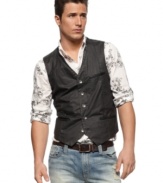 Style up or down - either way this vest is a must-have for the season from INC International Concepts.