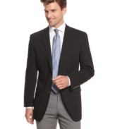 If it's time to update your office attire, make sure you go all out. This sleek wool blazer will easily give you the edge you need.