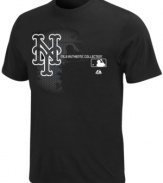 Get geared up for game day in this New York Mets graphic t-shirt from Majestic.
