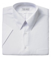 Set a standard for yourself - this quality cotton oxford is a shirt you can depend on, day in and day out.