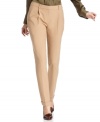 Featuring a slim fit and chic pleated front, Jones New York trousers are an essential piece to pair with your favorite blouses.