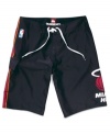 Miami Heat fans, show your support in style with these Quiksilver NBA board shorts.