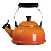 For nearly a century, Le Creuset has handcrafted enameled cookware of superlative quality, durability and versatility. And this richly-hued tea kettle is no exception. Featuring unique locking handles and heat-resistant phenolic knobs, it is easy to lift, pour and clean.