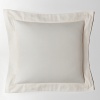 Jacquard dot pillow sham from Edmond Frette.