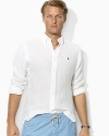 Polo Ralph Lauren Solid Linen Sport Shirt - Classic Fit