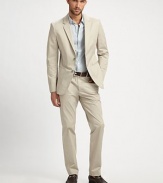The trousers every man should own, beautifully cut from soft twill cotton that looks as good as it feels. Side slash, back welt pocketsInseam, about 3595% cotton/5% polyesterDry cleanImported
