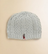A cozy cable-knit hat crafted in a plush cashmere and cotton blend will keep little heads toasty.Ribbed brim50% cotton/50% cashmereHand washImported