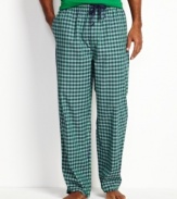 Take your preppy style to the sack with these plaid pajama pants from Nautica.