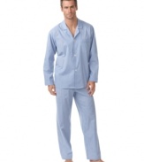 Lounge in complete comfort with this pajama set from Club room.