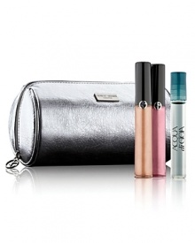 A collection of Gloss d'Armani best Sellers and the Scent of the Season- Acqua di GioiaSet includes: Gloss d'Armani #102, and #600 Acqua di Gioia Rollerball A collection of Gloss d'Armani best Sellers and the Scent of the Season- Acqua di GioiaSet includes: Gloss d'Armani #102, and #600 Acqua di Gioia Rollerball