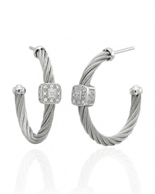 A mix of diamonds, 18K. white gold and stainless steel create unforgettable elegance. By Charriol. A mix of diamonds, 18K. white gold and stainless steel create unforgettable elegance. By Charriol.