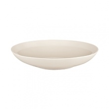 Accented with tonal contrast banding, this bowl is modern and sleek. Urban luxury at its most elemental.
