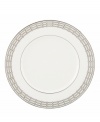 Perfectly polished in dishwasher-safe bone china, the Lenox Embraceable accent salad plates feature an ornate triple chain and platinum trim for a look of chic sophistication. Qualifies for Rebate