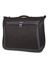 Your trip is already planned out when your clothes and accessories are organized and kept wrinkle-free for you by a garment bag that offers hanger clip, multiple pockets and an extender panel for remarkable structure in the unpredictable world of travel. 10-year warranty. (Clearance)