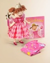 From the Precious Pinkalicious Collection and Storyland Series, this doll is holding a star wand with ribbons and wearing a metallic gold crown, a bright pink dress and pink fairy wings. This charming design recreates the character from the book by Elizabeth Kan and illustrator Victoria Kann. 18H X 5W X 3D Recommended for ages 3 to 7Please note: PJ and book set sold separately. 