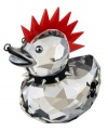 Rockin' the pond, the Punk Duck figurine from Swarovski appeals to an edgier flock with a skull-and-crossbones tat, studded rubber collar, nose piercing and black beak liner.