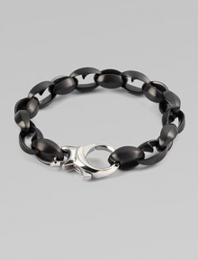 A modern update on a classic style, comprised of steel thorn links with a matte black finish.From the Silver Thorn CollectionSteelLength, about 8¼:Lobster clasp closureImported A modern update on a classic style, comprised of steel thorn links with a matte black finish.From the Silver Thorn CollectionSteelLength, about 8¼:Lobster clasp closureImported