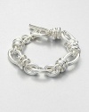 EXCLUSIVELY AT SAKS. From the Rondelle Collection. A jingling, ring stacked, sterling silver link chain that is a celebration of the founding years of this brand.Sterling silverLength, about 7.8Toggle closureMade in Italy 