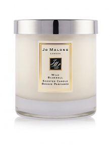 Immerse yourself in a mesmerizing sea of wild flowers, misted with dew. Fresh bluebell, radiant lily of the valley and exquisite eglantine, showered with the sparkling succulence of persimmon and lemon. The Wild Bluebell Home Candle infuses any room with evocative scent and lasts for hours. An everyday luxury, it brings warmth to any environment. Candle burn time is 45 hours. Lid included. 7 oz. Immerse yourself in a mesmerizing sea of wild flowers, misted with dew. Fresh bluebell, radiant lily of the valley and exquisite eglantine, showered with the sparkling succulence of persimmon and lemon. The Wild Bluebell Home Candle infuses any room with evocative scent and lasts for hours. An everyday luxury, it brings warmth to any environment. Candle burn time is 45 hours. Lid included. 7 oz.