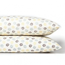 Dappled with a modern floral print in muted hues, these Sky king pillowcases refresh your bedding with contemporary coziness. Dappled with a modern floral print in muted hues, these Sky king pillowcases refresh your bedding with contemporary coziness.
