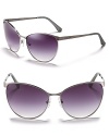 Classic aviators get an au courrant update with a sweeping cat eye frame. By MICHAEL Michael Kors.