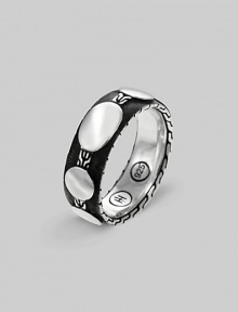 A singular style that fit's any man's look, crafted in gleaming sterling silver. From the Men's Dot Collection Sterling silver About ¼ wide Imported A singular style that fit's any man's look, crafted in gleaming sterling silver. From the Men's Dot Collection Sterling silver About ¼ wide Imported