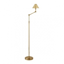 Elevate your space with the simple elegance of this Ralph Lauren floor lamp, boasting a sleek, classic style and a luminous brass shade. Elevate your space with the simple elegance of this Ralph Lauren floor lamp, boasting a sleek, classic style and a luminous brass shade.