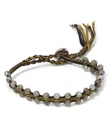 Chan Luu's stone-encrusted wrap is a hippie chic credential. Slip it on with similar styles in contrasting tones and textures to brand a bohemian look. Chan Luu's stone-encrusted wrap is a hippie chic credential. Slip it on with similar styles in contrasting tones and textures to brand a bohemian look.