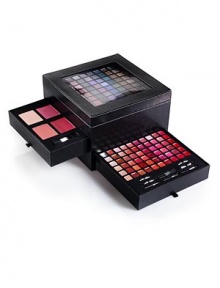 EXCLUSIVELY AT SAKS. It's the perfect edition to every woman's dresser. Set includes: 90 eye shadows, 60 lip glosses and 8 blushes in an attractive snake-print box. Imported. EXCLUSIVELY AT SAKS. It's the perfect edition to every woman's dresser. Set includes: 90 eye shadows, 60 lip glosses and 8 blushes in an attractive snake-print box. Imported.